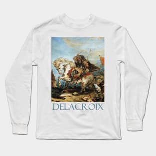 Atilla the Hun by Eugène Delacroix Long Sleeve T-Shirt